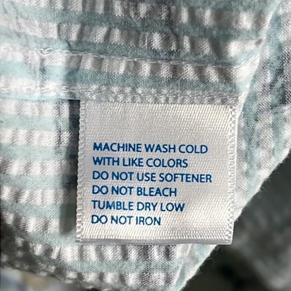 SOUTHERN TIDE Men's Balboa Printed Seersucker Short Sleeve Size M EUC - Picture 10 of 11